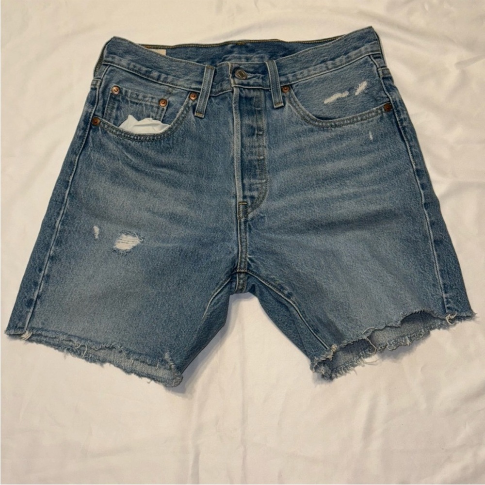 Levi's 501 Mid Thigh Denim Jeans